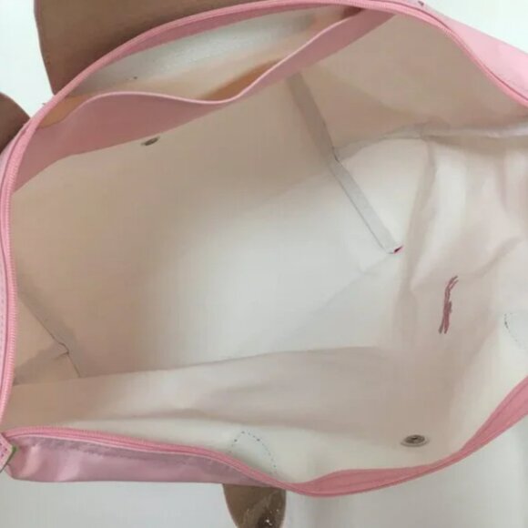 NWT Longchamp Le Pliage Original Large Shoulder Nylon Bag Tote IN Pink - Picture 9 of 10